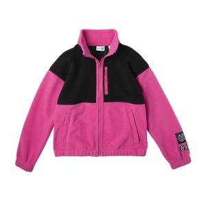 3350009-43012-kindertrui-met-rits-o-neill-progressive-sherpa-fuchsiarood-kleurblok