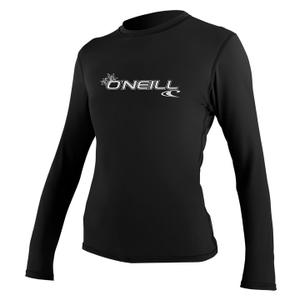4340-002-dames-t-shirt-met-lange-mouwen-o-neill-basic-skins-sun-zwart