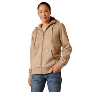 10053065-dames-hoodie-met-volledige-rits-ariat-rebar-sherpa-oatmel-heather