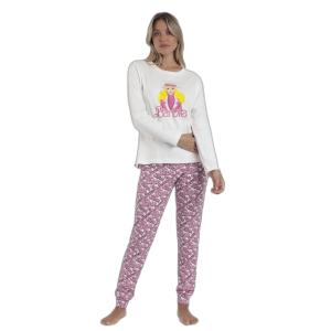 62955-0-000004-dames-pyjama-met-lange-mouwen-barbie-chic-crudo