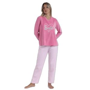 62961-0-000254-dames-pyjama-met-lange-mouwen-barbie-love-rosa