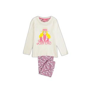 62972-0-000004-meisjes-pyjama-met-lange-mouwen-barbie-chic-crudo