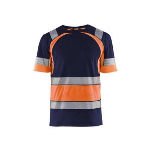 342110308853-3421-t-shirt-met-hoge-zichtbaarheid-blaklader-marine-oranje-fluo