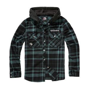 61048-77-geruite-oversized-hemd-met-capuchon-brandit-iron-maiden-eddy-zwart-groen
