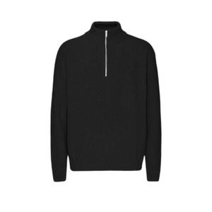 cs5091-deepblack-trui-met-ritssluiting-van-wol-colorful-standard-merino-diepzwart
