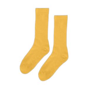 cs6005-burnedyellow-sokken-colorful-standard-organic-active-burned-yellow-gebrand-geel