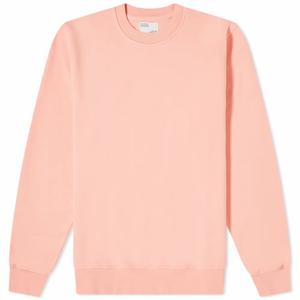 cs1005-brightcoral-sweatshirt-ronde-hals-colorful-standard-classic-organic-helder-koraal