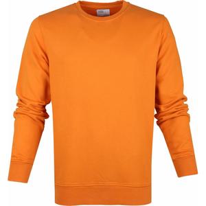 cs1005-burnedorange-sweatshirt-ronde-hals-colorful-standard-classic-organic-gebrand-oranje
