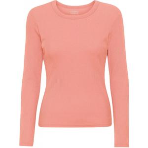 cs2055-brightcoral-t-shirt-met-lange-mouwen-colorful-standard-helder-koraal
