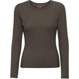 cs2055-cedarbrown-geribd-dames-t-shirt-met-lange-mouwen-colorful-standard-organic-cederbruin