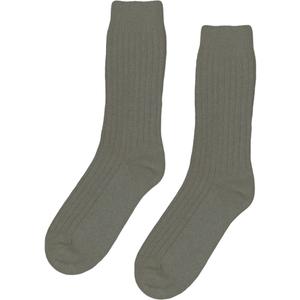 cs6003-dustyolive-wollen-sokken-colorful-standard-merino-blend-stoffige-olijf