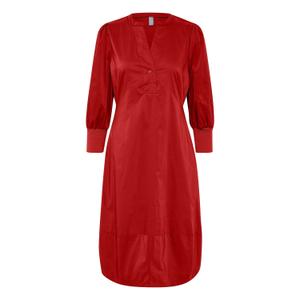 50110059-181664-jurk-met-3-4-mouwen-voor-dames-culture-antoinett-vurig-rood