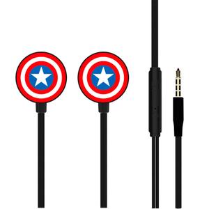5903932999983-hoofdtelefoon-met-kabel-ert-group-marvel-captain-america-zwart-120-cm
