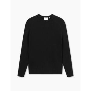 f1070-black-trui-foret-cone-rib-zwart
