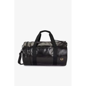 fpl7260-774-sporttas-fred-perry-tonal-classic-barrel-zwart-goud-tu