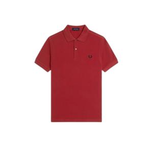 fpm6000-y35-tennis-polo-fred-perry-rouge-brule-bleu-marine