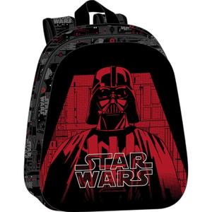 8412688553020-3d-rugzak-voor-kinderen-hasbro-star-wars-darth-vader-zwart-rood-27x10x33-cm