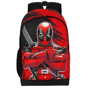 8445118065046-aanpasbare-rugzak-karactermania-marvel-deadpool-plus-bad-rood-zwart-43x30x18-cm