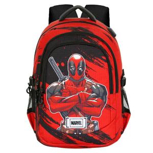 8445118072846-kinderrugzak-karactermania-marvel-deadpool-plus-bad-rood-zwart-44x34x21-cm