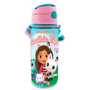 8435507876629-aluminium-meisjesfles-kids-licensing-gabbys-dollhouse-turquoise-600-ml