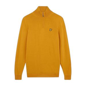 kn1041g-a06-merinowollen-pullover-1-4-rits-lyle-scott-core-amber