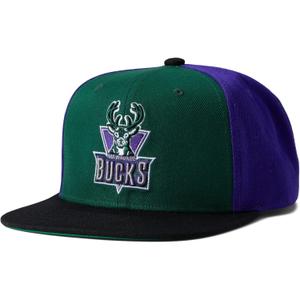 6hsssh21297-mbugnbk-snapback-pet-milwaukee-bucks-on-the-block-hwc-groen-zwart-tu
