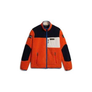 np0a4gnt-a00-fleece-met-ritssluiting-napapijri-yupik-oranje-rood
