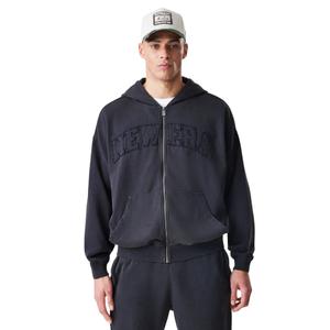 60758713-hooded-sweatshirt-met-rits-new-era-washed-zwart