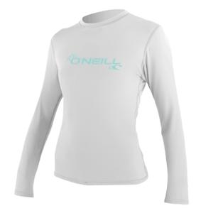 4340-025-dames-t-shirt-met-lange-mouwen-o-neill-basic-skins-sun-wit