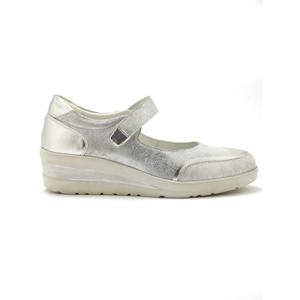 2006771-0017-leren-ballerina-s-voor-dames-pediconfort-zilver