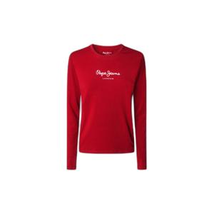 pl505203-297-dames-t-shirt-met-lange-mouwen-pepe-jeans-new-virginia-ls-merlot
