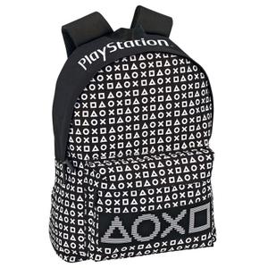 8435605603707-aanpasbare-rugzak-perona-playstation-bits-zwart-wit-42x30x15-cm