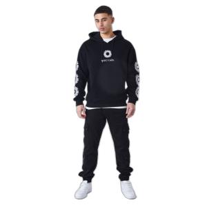 2322026-bk-geborduurde-zonnebloem-hoodie-project-x-paris-zwart