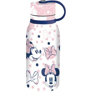 8412497744411-roestvrijstalen-fles-stor-disney-minnie-wit-roze-330-ml
