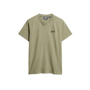m1011245a-1bk-t-shirt-van-biologisch-katoen-superdry-essential-logo-essen-olijf-gevlekt