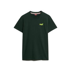 m1011245a-b8j-t-shirt-van-biologisch-katoen-superdry-essential-logo-bosgroen-fluo-geel