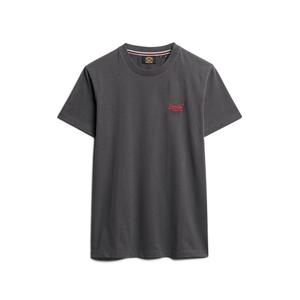 m1011245a-b8r-t-shirt-van-biologisch-katoen-superdry-essential-logo-grafietzwart-fluo-rood