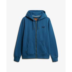 m2013753a-f9p-geweven-hoodie-met-rits-en-logo-superdry-essential-verbleekt-insigne-blauw