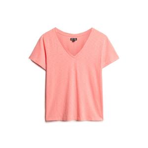 w1011181a-2ws-v-hals-geborduurd-t-shirt-dames-superdry-slub-perzik-amberroze