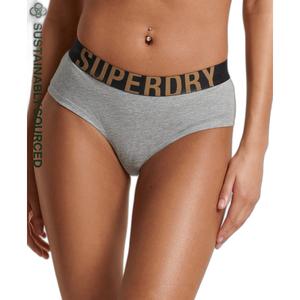 w3110355a-57y-katoenen-zwembroekjes-voor-dames-superdry-large-logo-gevlekt-grijs-goud