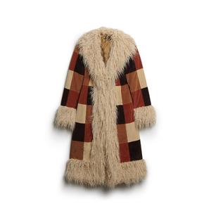 w5011688a-1tw-lange-damesjas-superdry-afghan-patchwork-bruin-patchwork-ribfluweel