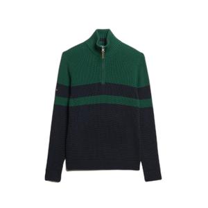 w6110715a-gzs-gestreepte-oversized-katoenen-trui-met-rits-voor-dames-superdry-classic-marineblauw-groen