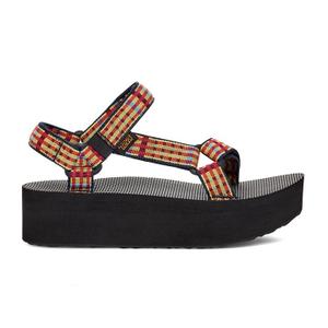 1008844-mkl-51-vrouwen-slippers-teva-universal-modern-check-lemon-drop