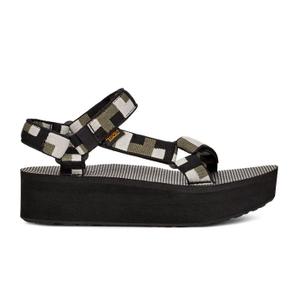1008844-rsh-41-damessandalen-teva-flatform-universal-retro-vormen-zwart